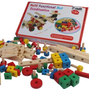 Wooden Screw & Bolt Building Set