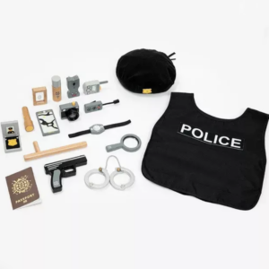 Wooden Police Costume Set