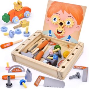 Little Builder Wooden Tool Kit