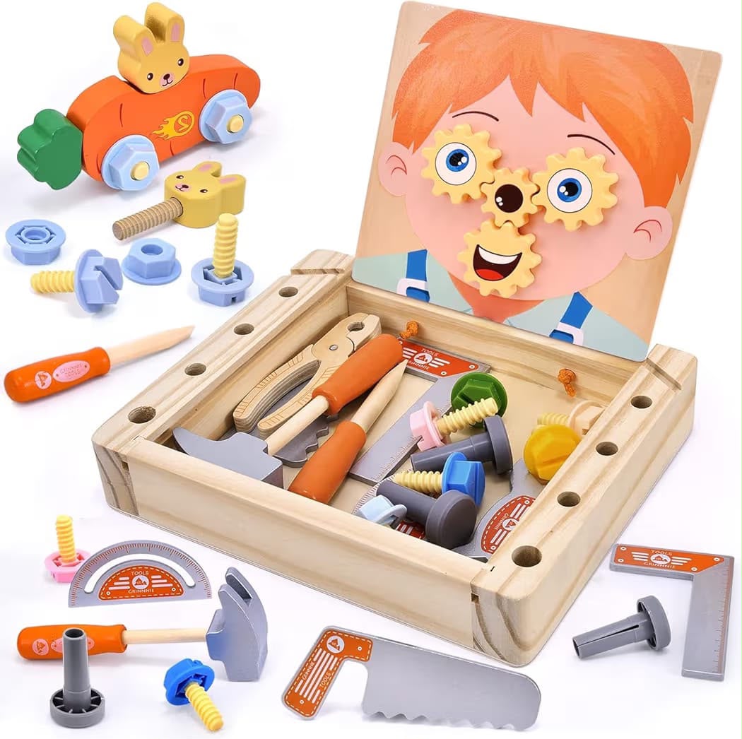Little Builder Wooden Tool Kit